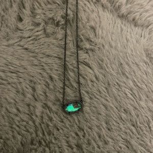 blue/green/purple iridescent kendra scott necklace